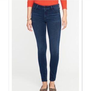 Old Navy Rockstar Super Skinny Jeans Dark Wash Size 8 Tall